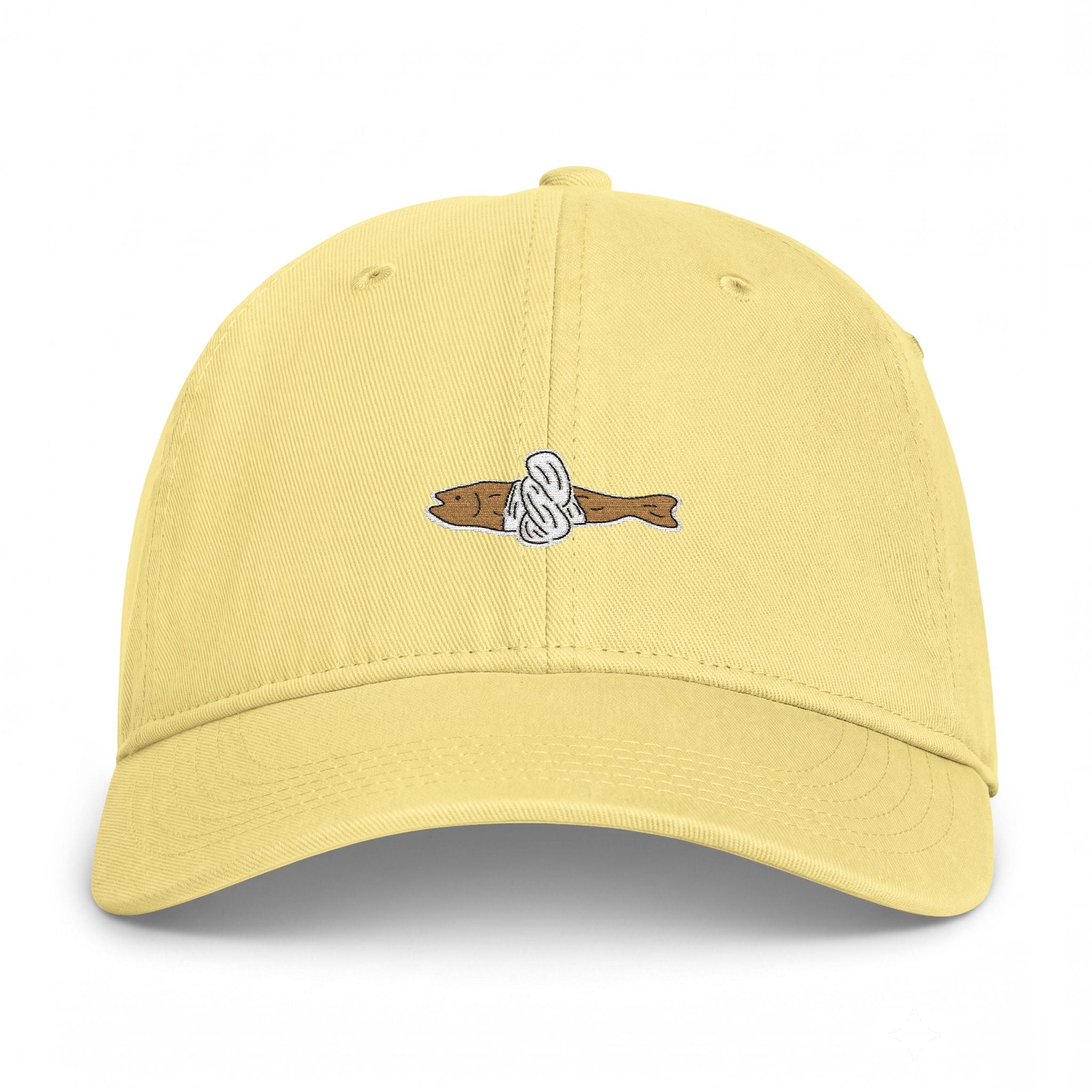 Coastal Fish Dad Cap — 액운 막아주는 명태 (Lucky Pollock)