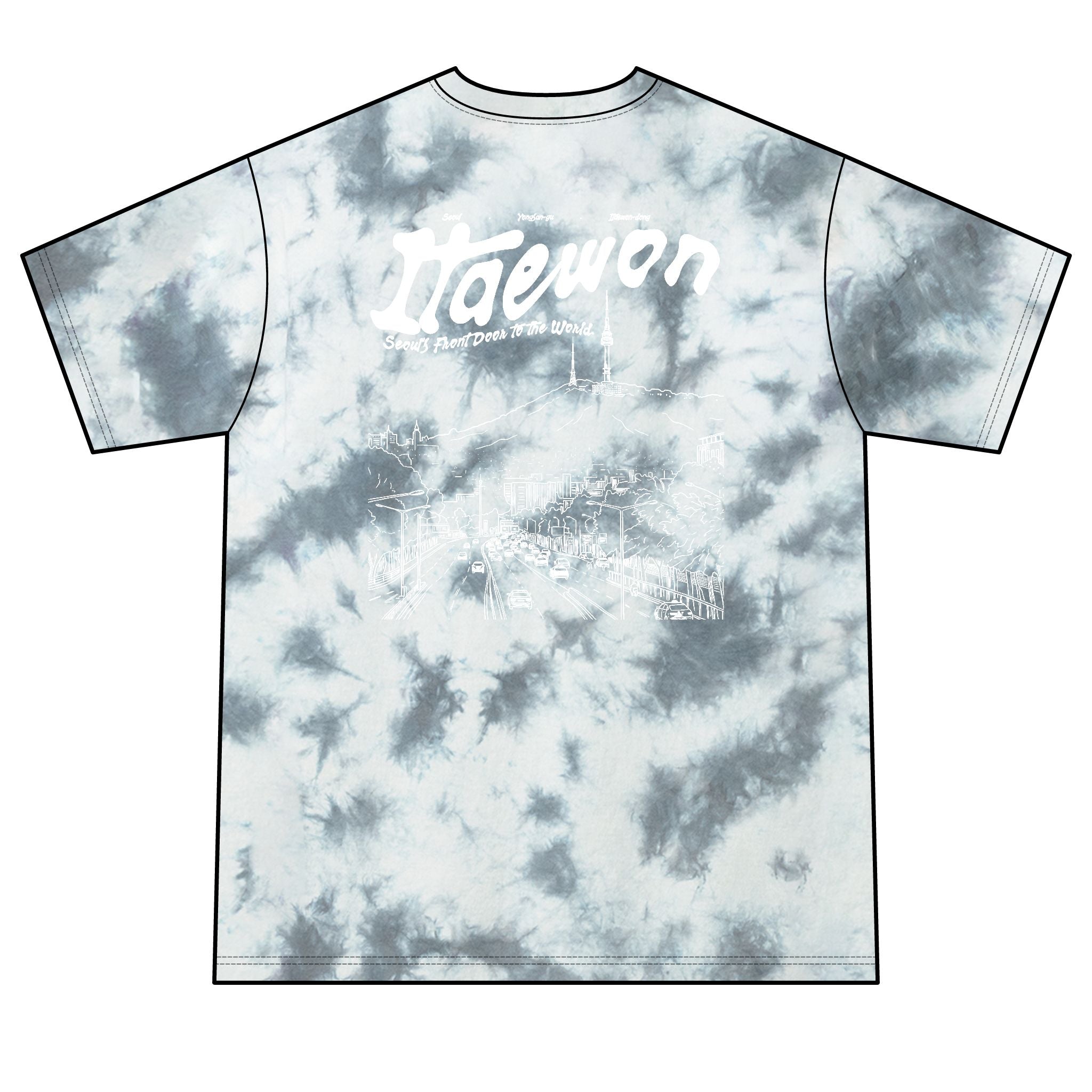 Itaewon 이태원 Crystal Tie-Dye T Shirt