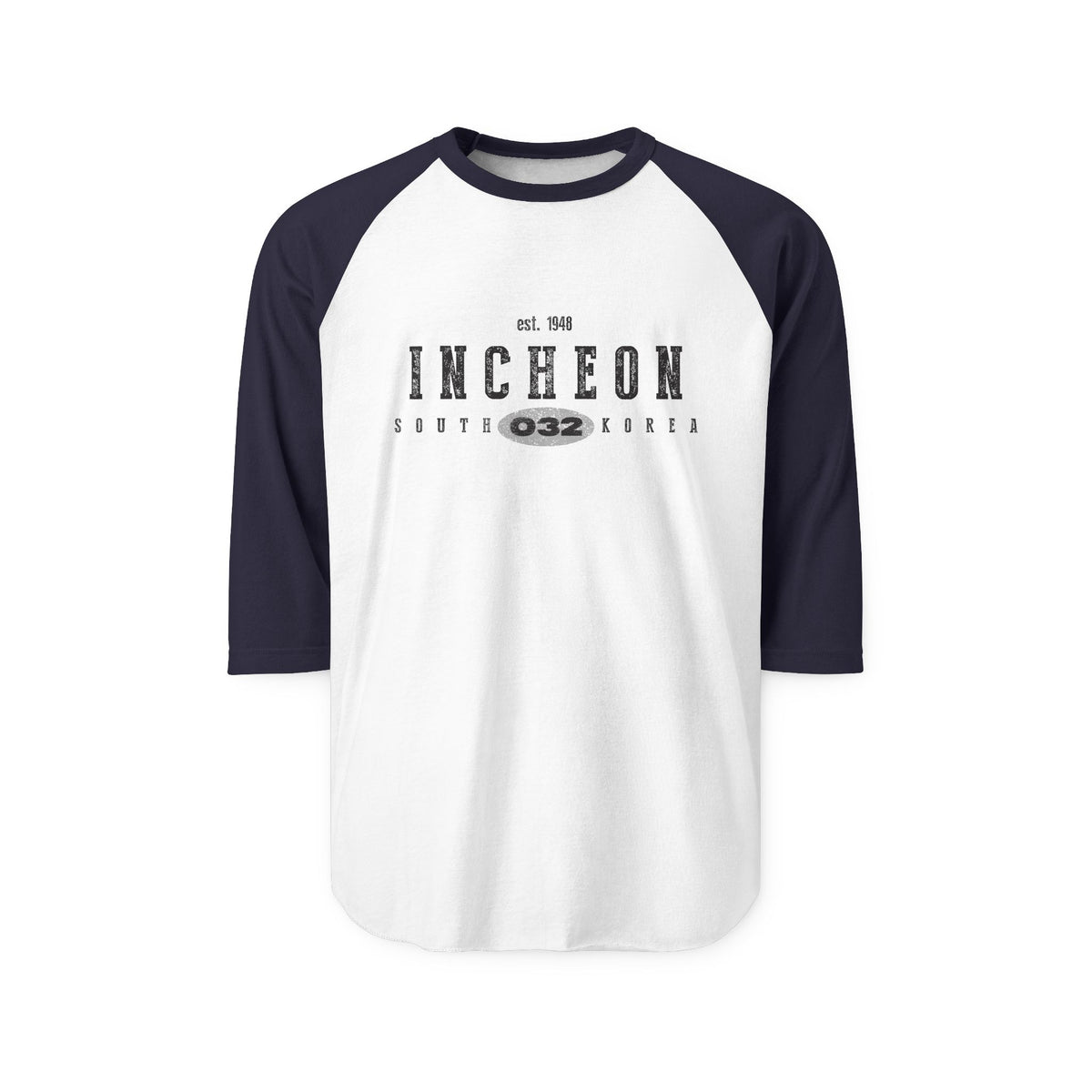 Incheon Vintage Baseball Raglan Shirt