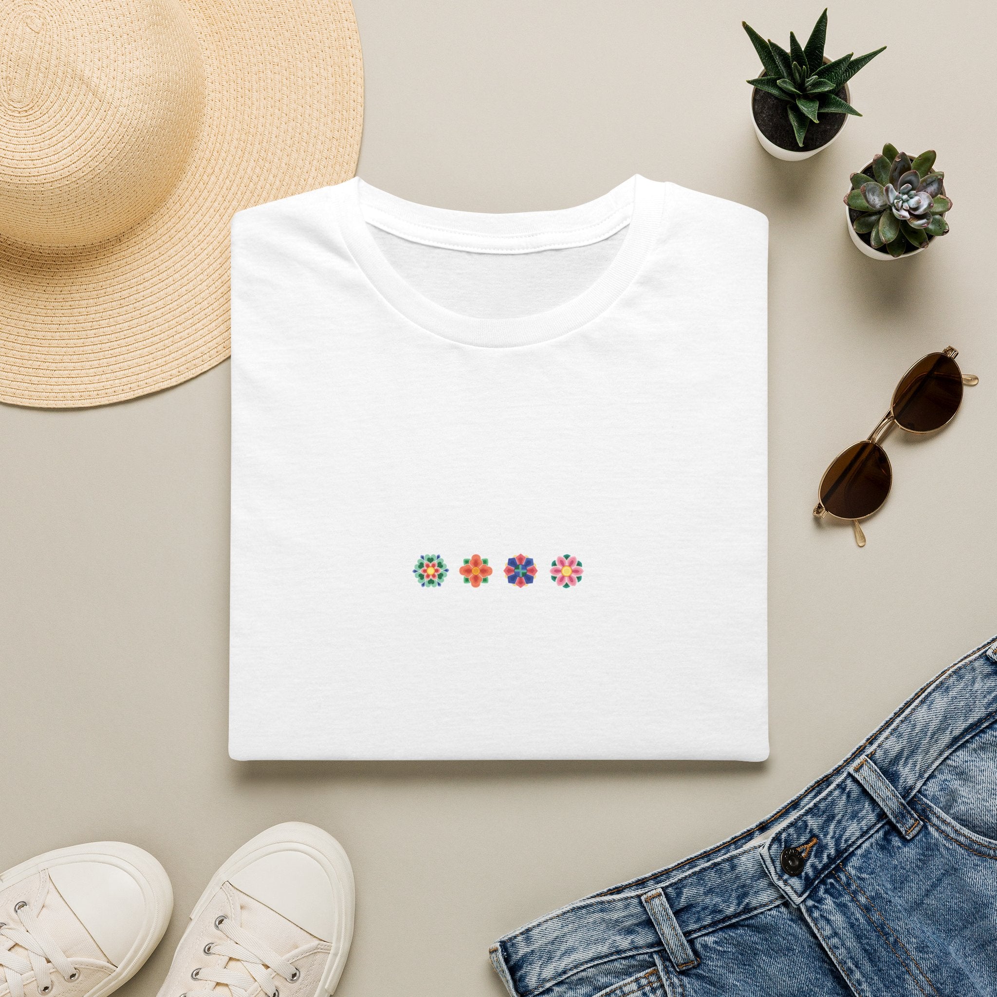 Korean DanChung Minimal Floral T