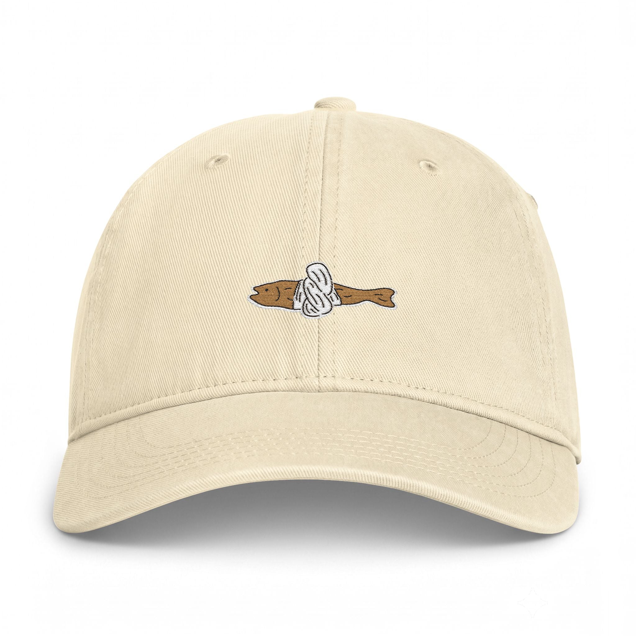 Coastal Fish Dad Cap — 액운 막아주는 명태 (Lucky Pollock)