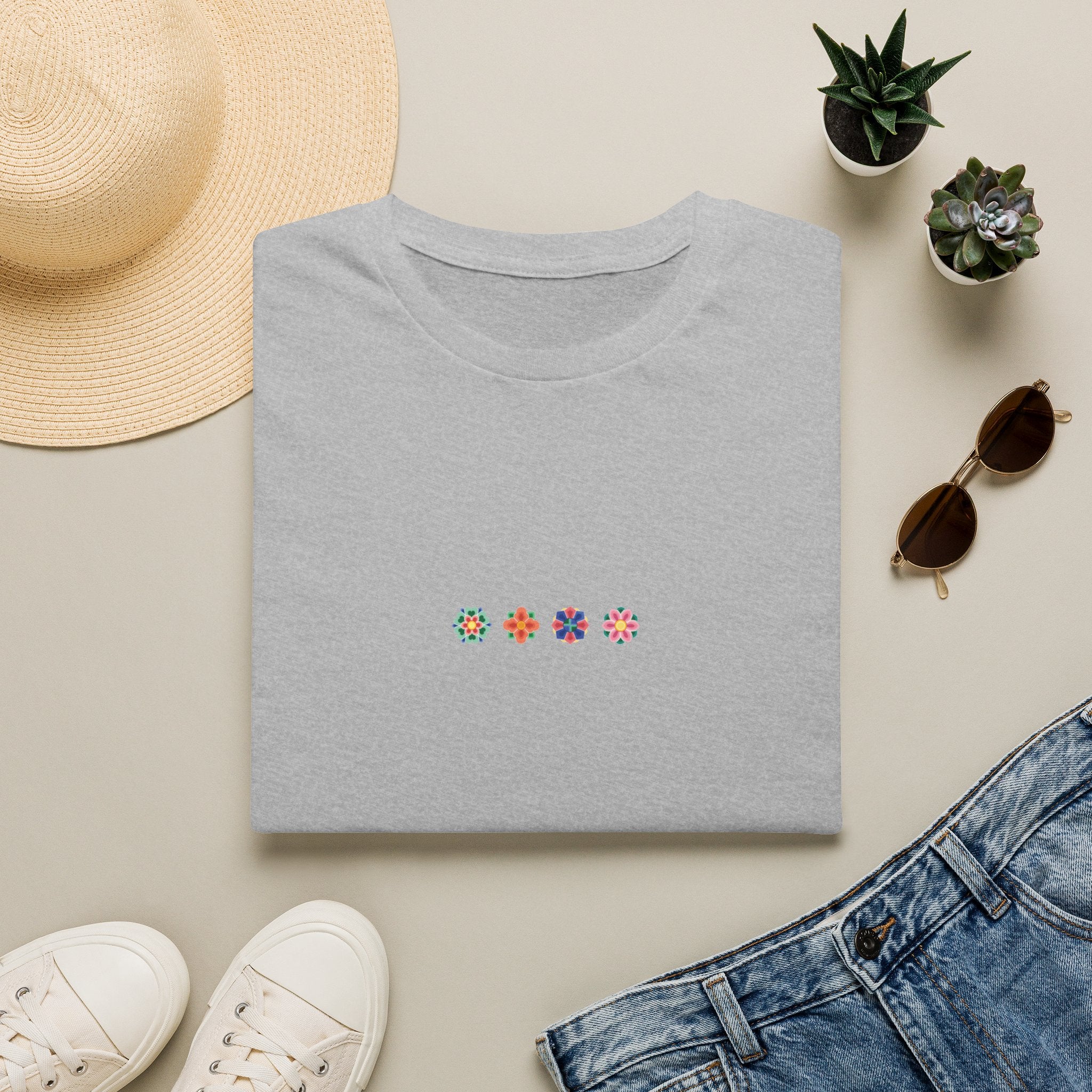 Korean DanChung Minimal Floral T
