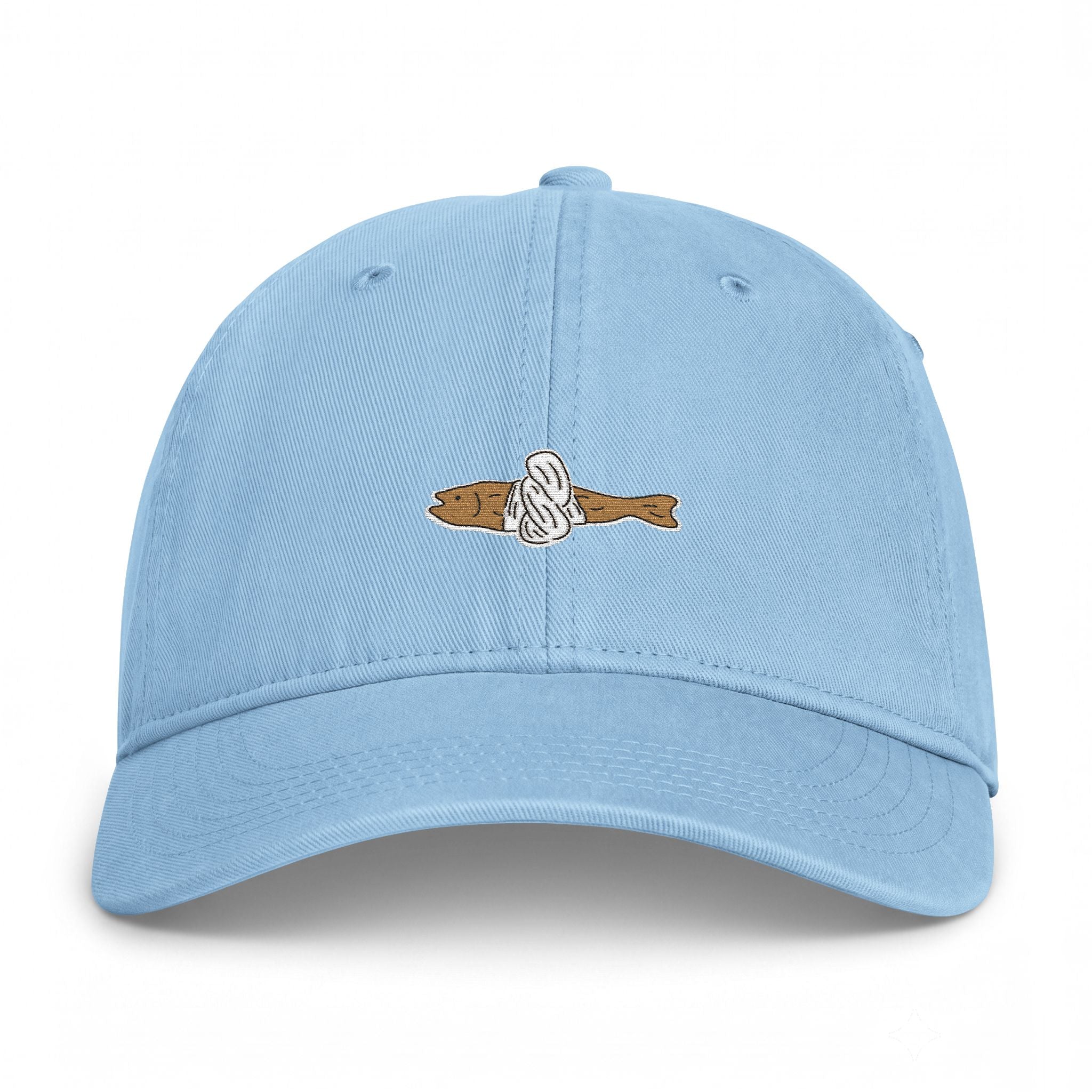 Coastal Fish Dad Cap — 액운 막아주는 명태 (Lucky Pollock)