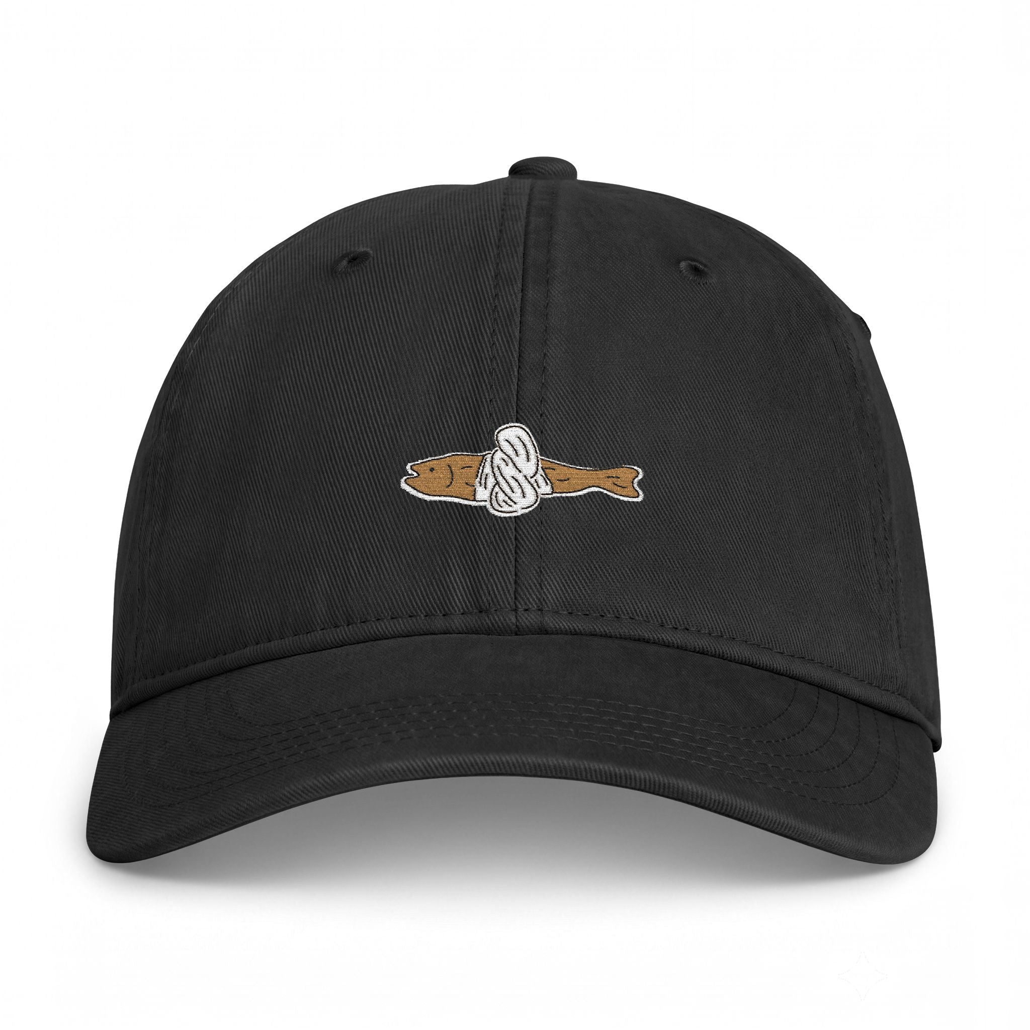 Coastal Fish Dad Cap — 액운 막아주는 명태 (Lucky Pollock)